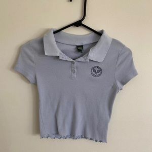 Wild Fable Cropped Polo Shirt